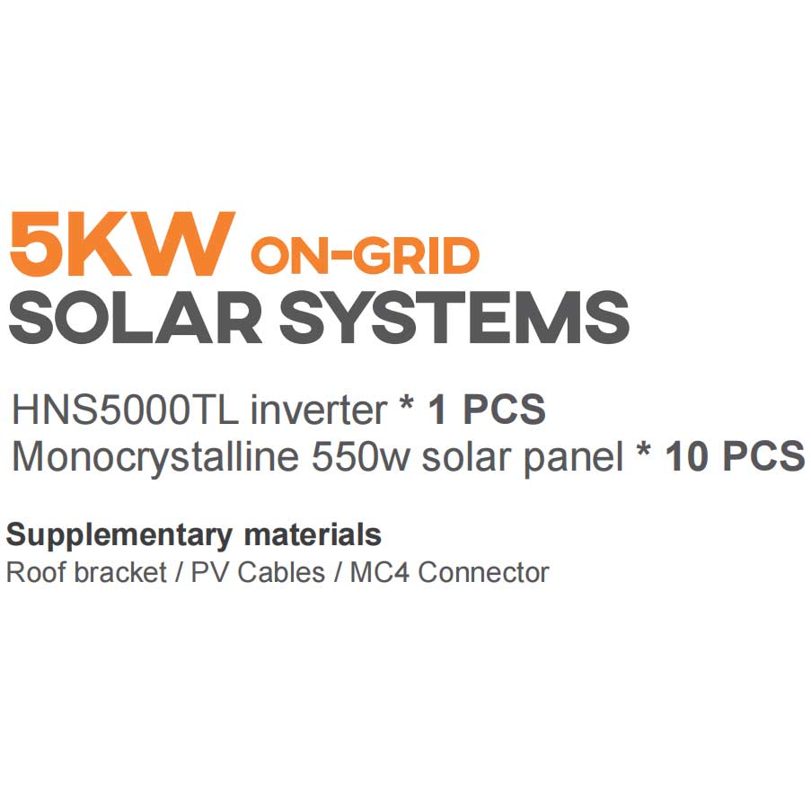 5KW Solar System On Grid: Snag the Freshest Discounts Today!