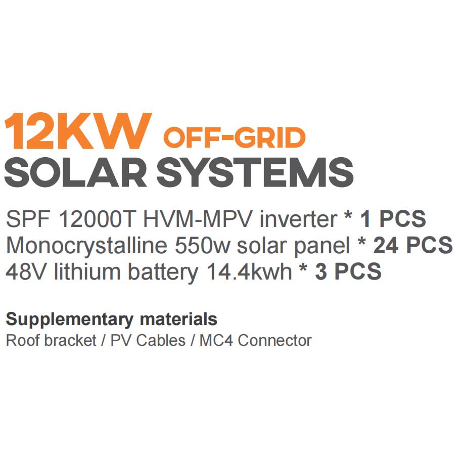 12Kw Off Grid Solar System: Redeem Discount, Save Big.