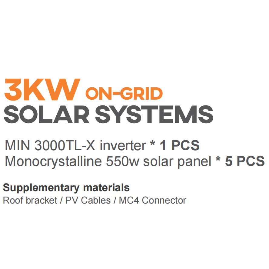 3KW On Grid Solar System Unlock Unbeatable Deals - Now Live!