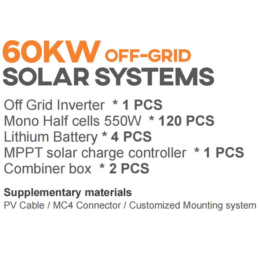 60Kw Off Grid Solar Energy For House: Big Savings, Act Fast!