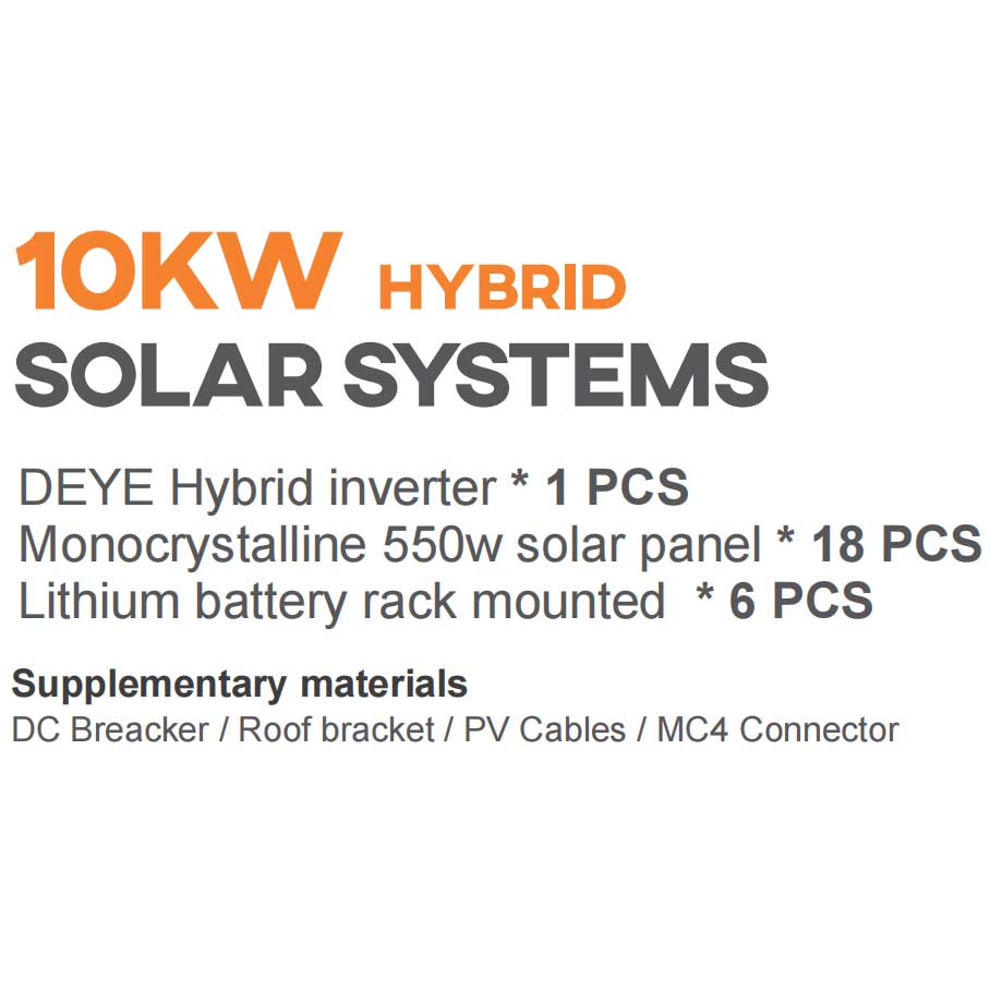 10Kw Hybrid Solar Power System: Redeem Discount, Save Big.