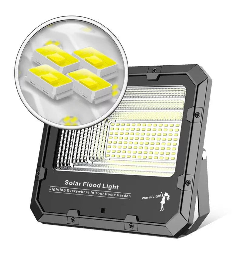 Energy and Luminous Efficiency of Solar Flood light