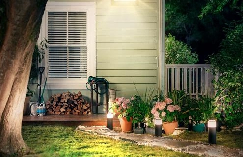 solar flood lights garden lighting