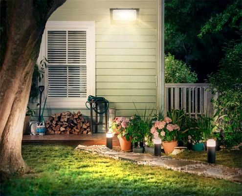 solar flood lights garden lighting
