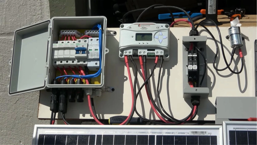 Checking the wiring and connections of your off-grid solar system