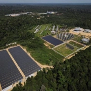 Solar energy storage solution at Amazon rainforest