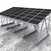 solar panel mounting bracket for carport electric vehicle charging station