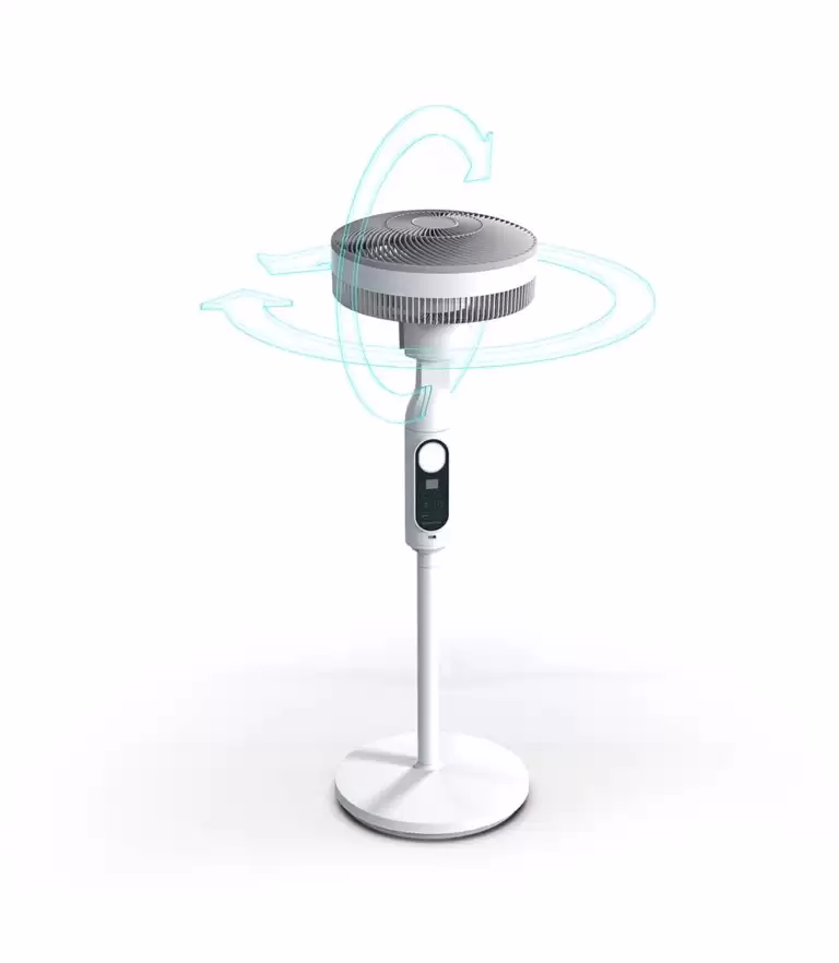 BARANA Solar Attic Fan's 360-degree Wide-Angle Oscillation