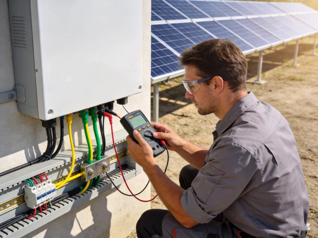 Diagnosing Grid Connection Faults in a Residential Grid-Connected Solar System