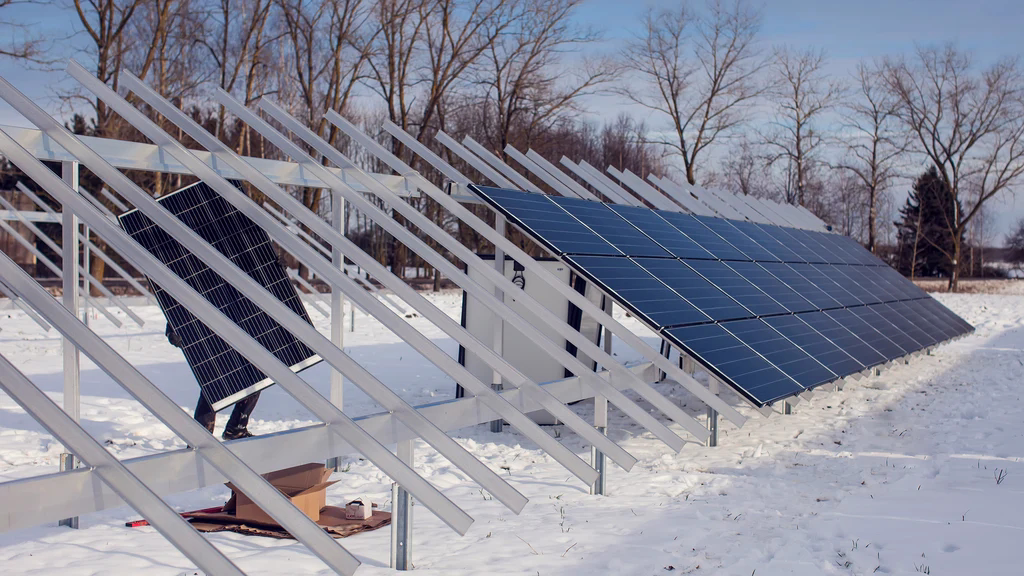 Off-Grid Solar Systems for Winter Modular PV Array and Component Selection Strategies