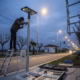 Solar power street light 1